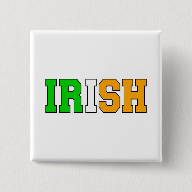 Irish Pinback Button (Front)