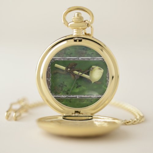 Irish pipe pocket watch