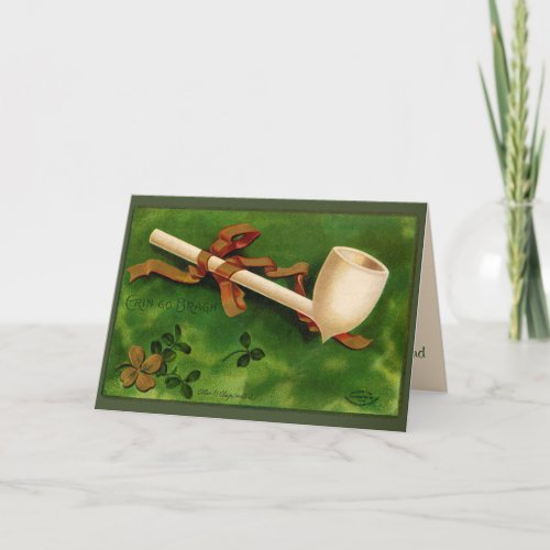 Irish Pipe St Patricks Day Greeting Card