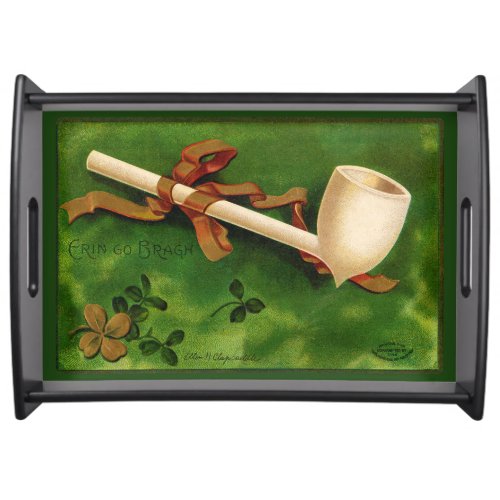 Irish Pipe St Patricks Day Serving Tray