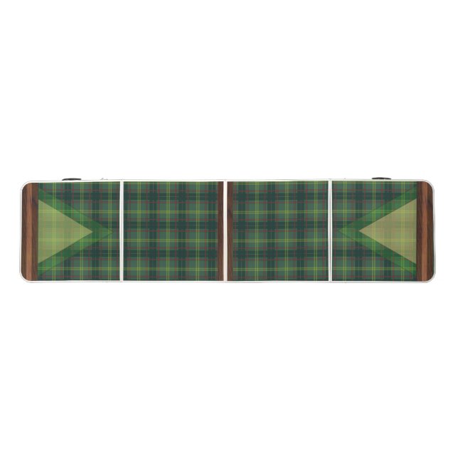 Irish Plaid Beer Pong Table - Regulation Size (Top)