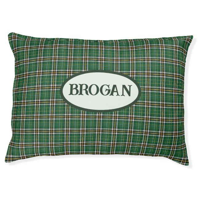 Irish Plaid Pet Bed (Front)