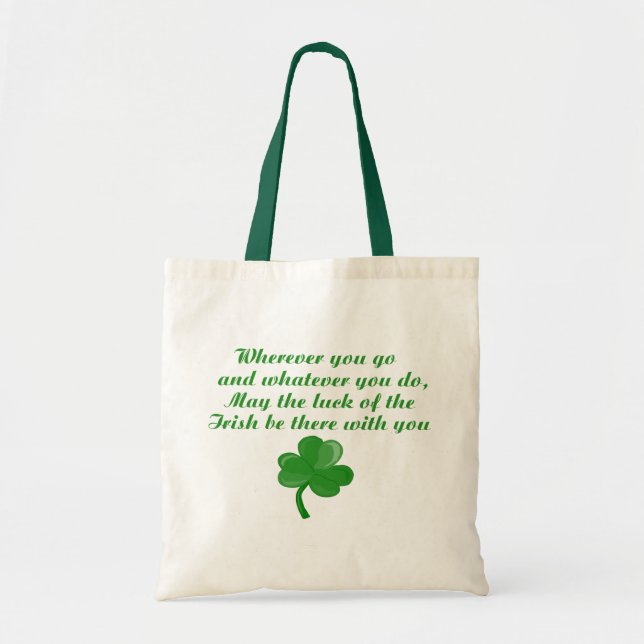 Irish Poem Tote Bag (Front)