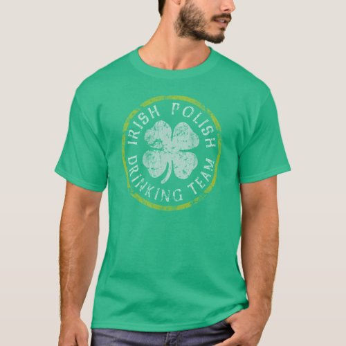 Irish Polish Drinking Team T_Shirt