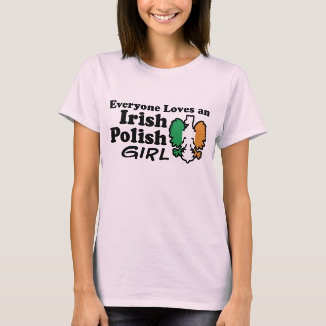 Irish Polish Girl T-Shirt (Front)