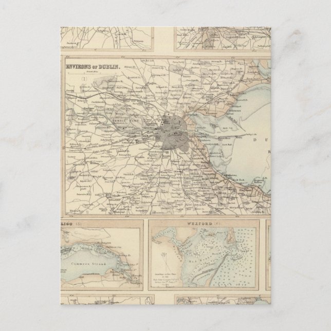 Irish Ports and Harbours Postcard (Front)