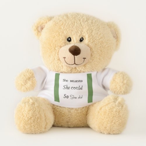 Irish Positive Teddy Bear