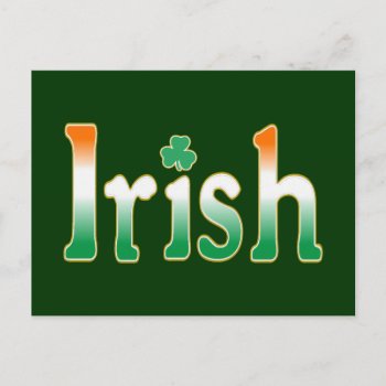 Irish Postcard by Pot_of_Gold at Zazzle