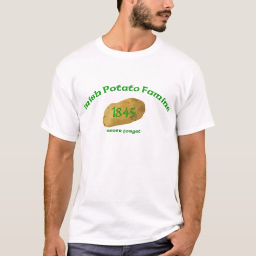 Irish Potato Famine _ Never Forget T_Shirt