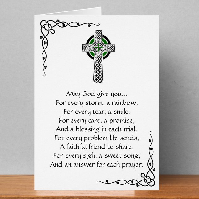 Irish Prayer Greeting Card (Creator Uploaded)