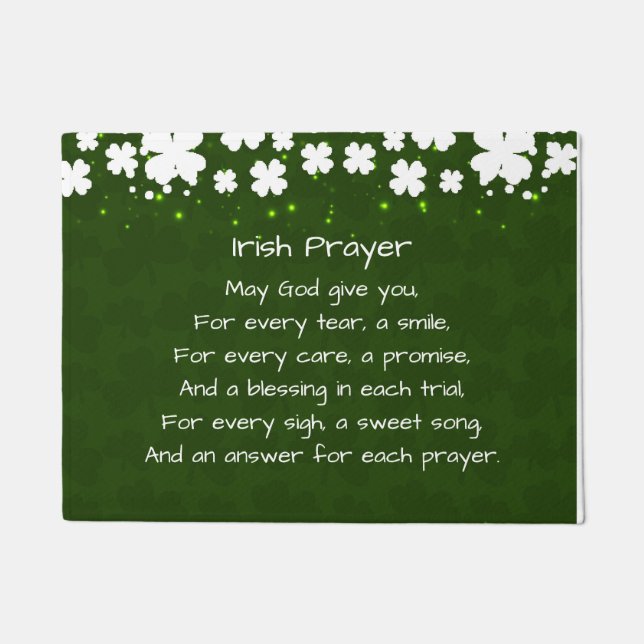 Irish Prayer Inspirational Doormat (Front)