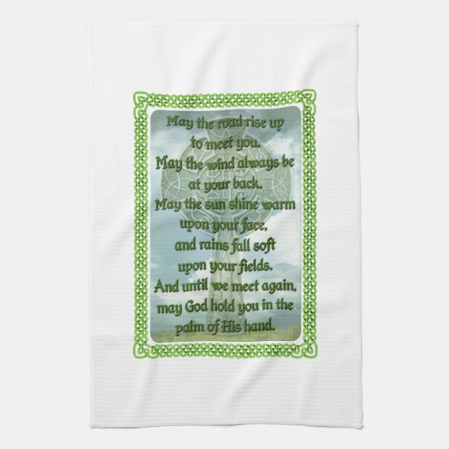 Irish Prayer Kitchen Towel (Vertical)