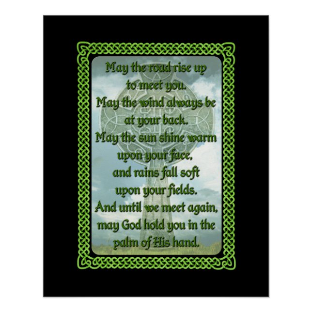 Irish Prayer Poster (Front)