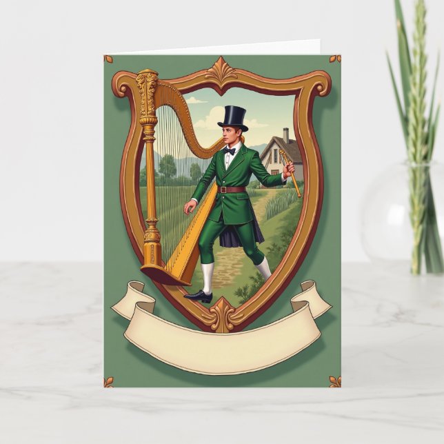 Irish Pride Emerald Isle Card (Front)