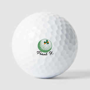 Irish Pride Golf Balls - Shamrock Flag Design