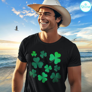 Irish Pride Green Clover Shamrock St Patrick's Day T-Shirt