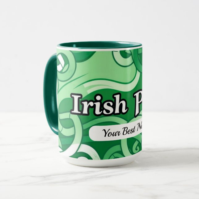 Irish Pride Knot Mug Custom (Front Left)