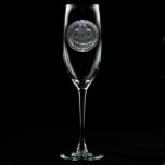 Irish Pride Personalized Champagne Flute<br><div class="desc">Our new Irish Heritage engraved personalized glasses and barware collection is going to be a hit with your Irish family or friends. Featuring your name with a beautifully ornate Celtic shamrock, our deeply carved Celtic design is much better than simple engraved or etched glasses. Our glasses are not etched or...</div>