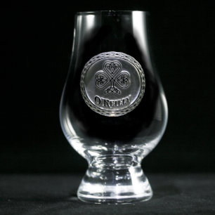 Irish Pride Personalized Glencairn Scotch Glass