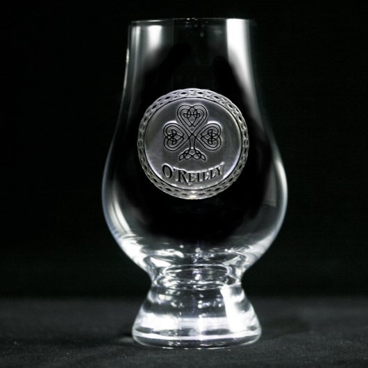 Irish Pride Personalized Glencairn Scotch Glass (Front)