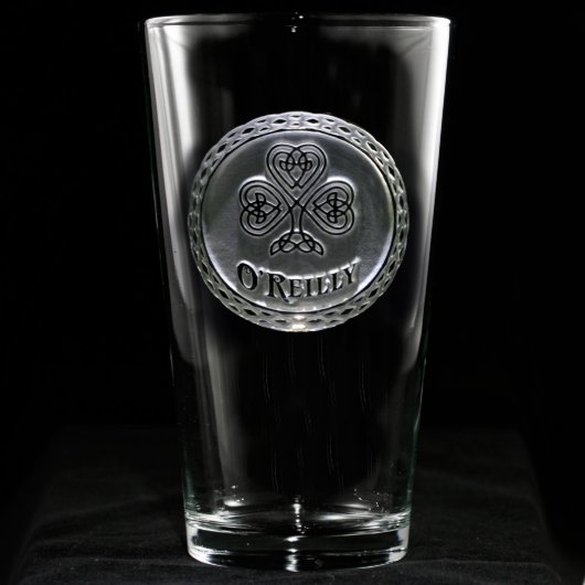 Irish Pride Personalized Pint Glass (Front)