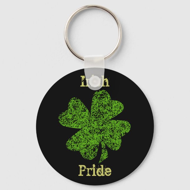 Irish Pride St. Pattys day Key chain! Keychain (Front)