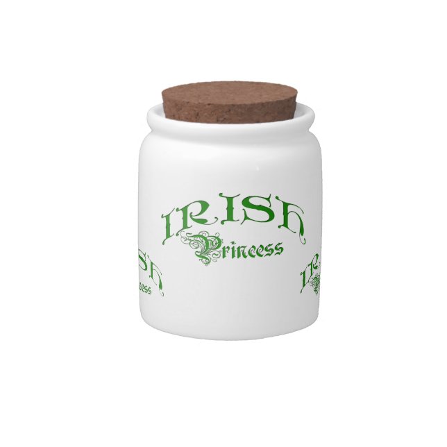 Irish Princess Candy Jar (Front)