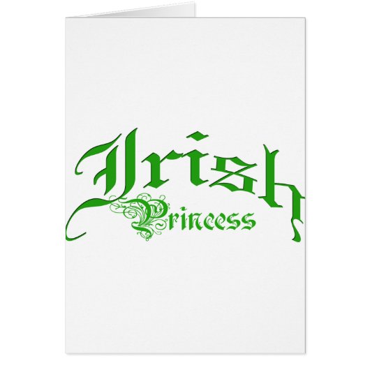 Irish Princess Cards (Front)