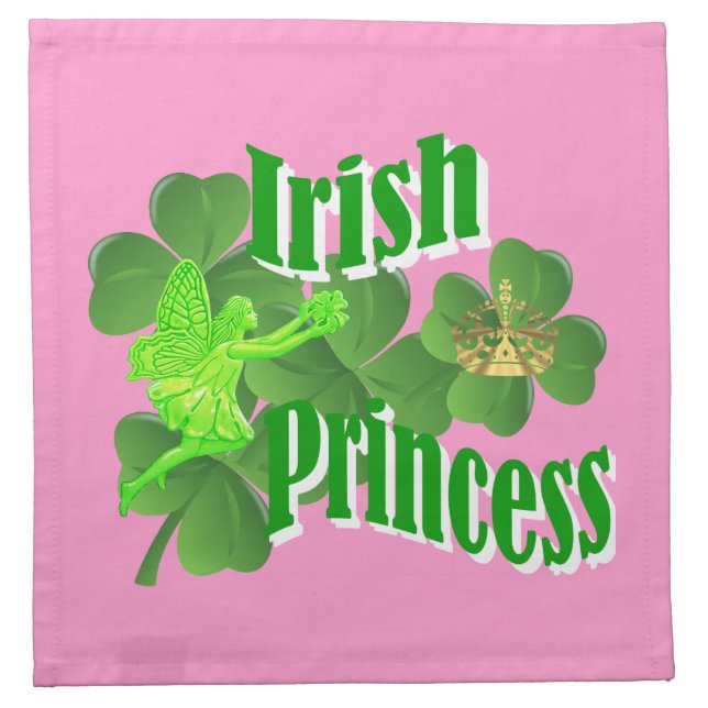 Irish princess cloth napkin (Front)