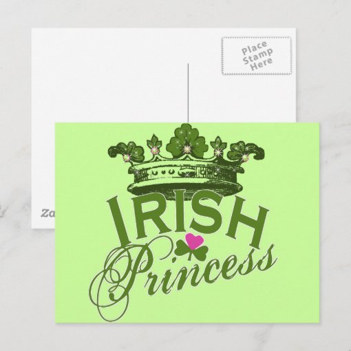 Irish Princess Postcard | Zazzle