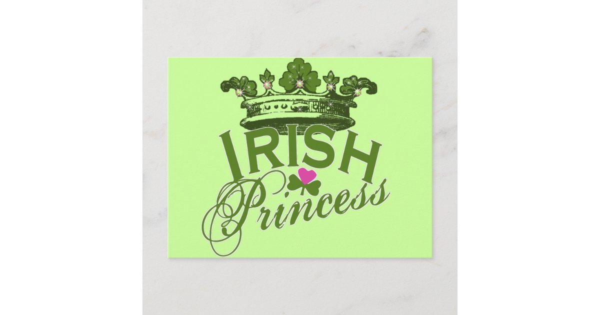 Irish Princess Postcard | Zazzle
