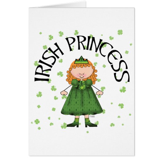 Irish Princess Redhead Cards (Front)