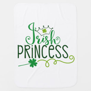 Irish Princess   St. Patrick's Day Baby Blanket