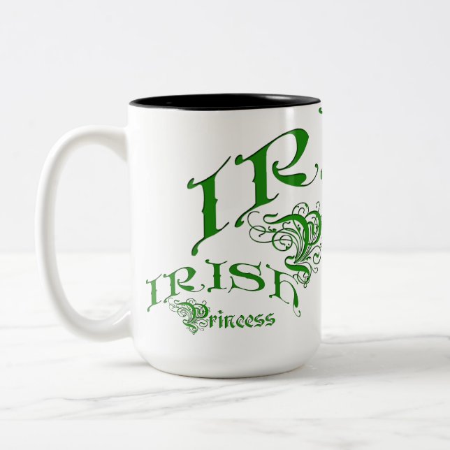 Irish Princess Two-Tone Coffee Mug (Left)