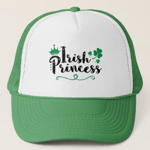 Irish Princess Women St Patrick's Day Script Trucker Hat