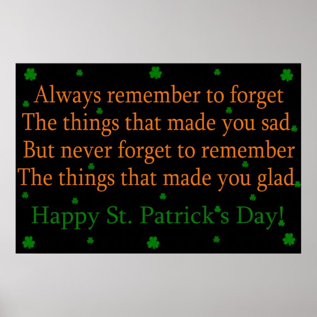 Irish Proverb 3 - Print (Front)