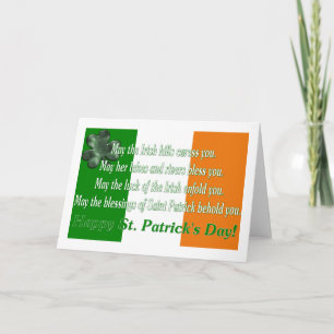 Irish Proverb 5 St. Patrick's Day Greeting Card