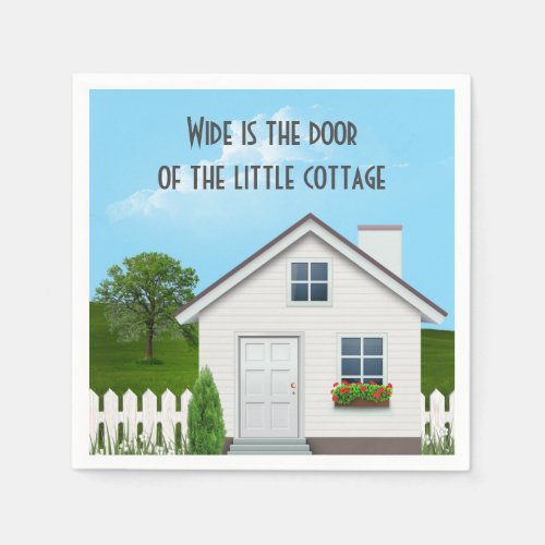 Irish Proverb Little Cottage Napkins