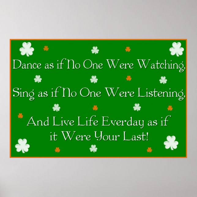 Irish Proverb Print (Front)