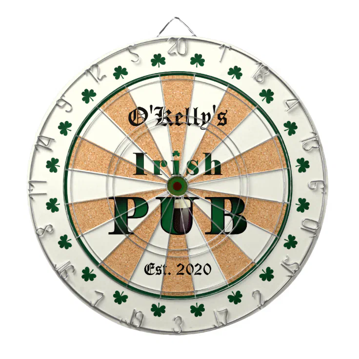 Irish Pub Bar Tavern Dart Boards Dartboards | Zazzle