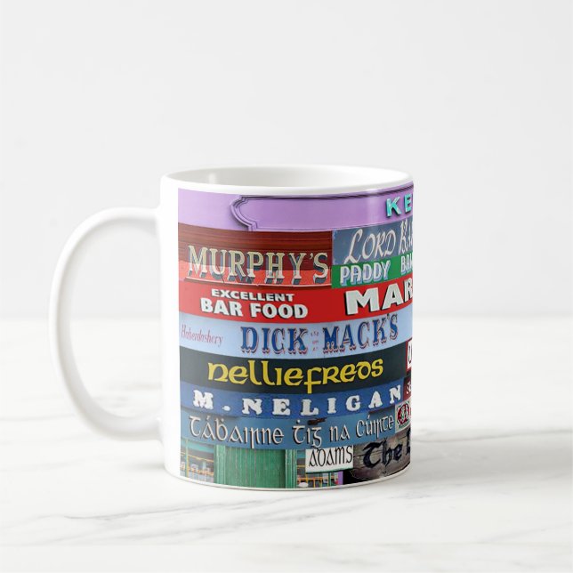 Irish Pubs Mug,Irish Pubs, Dingle  Ireland, Irish Coffee Mug (Left)