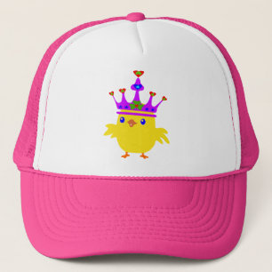 ♫♥Irish Queen Crowned Chicken Chic Trucker Hat♥♪ Hat