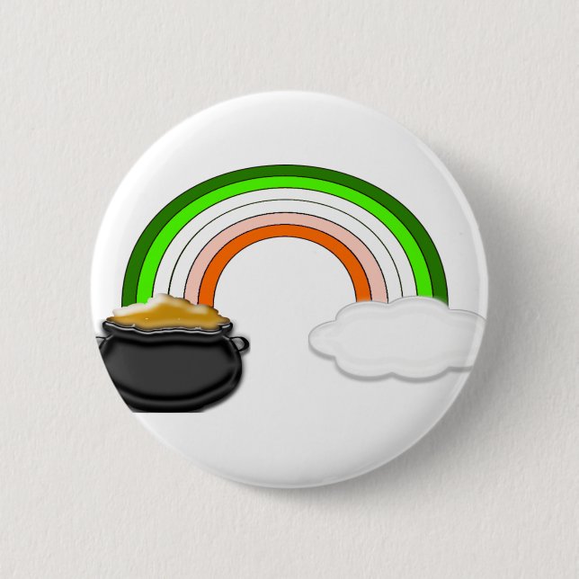 Irish Rainbow Button (Front)