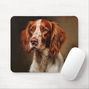 Irish Red and White Setter Mouse Pad