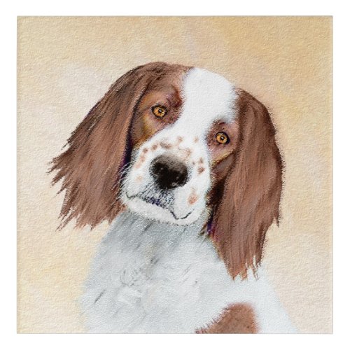 Irish Red and White Setter Painting _ Original Art