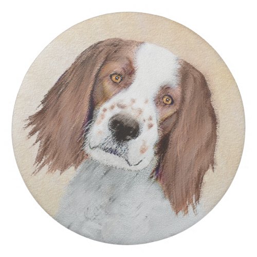 Irish Red and White Setter Painting _ Original Art Eraser