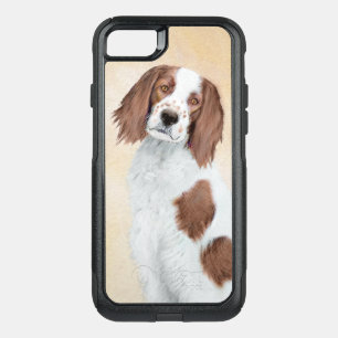 Irish Red and White Setter Painting - Original Art OtterBox Commuter iPhone SE/8/7 Case