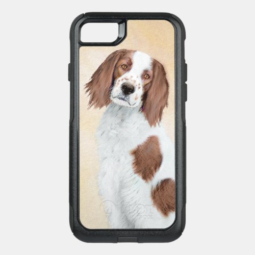 Irish Red and White Setter Painting _ Original Art OtterBox Commuter iPhone SE87 Case