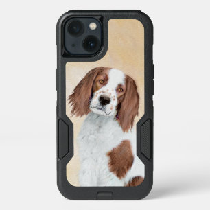Irish Red and White Setter Painting - Original Art iPhone 13 Case
