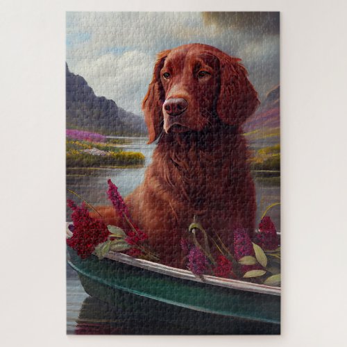 Irish Red on a Paddle A Scenic Adventure Jigsaw Puzzle